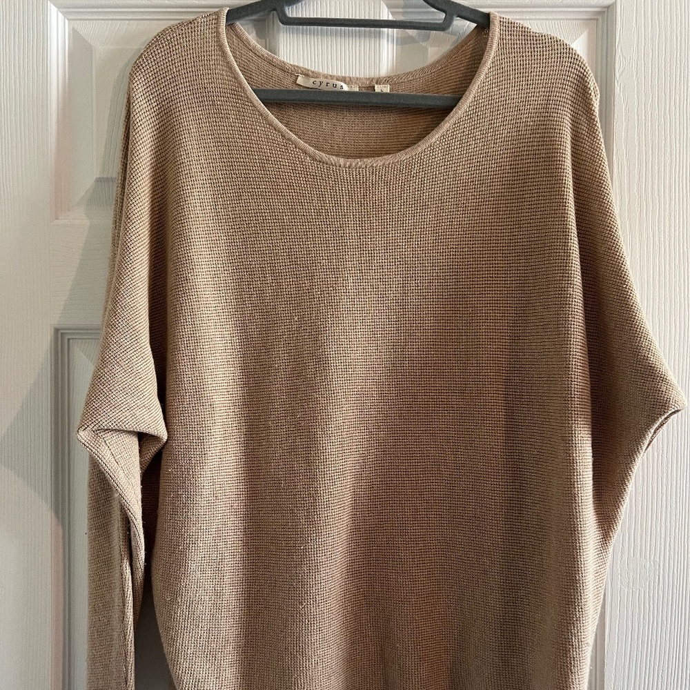 Cyrus Ribbed Batwing Sweater